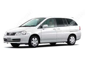 Ворсовые коврики на Nissan Liberty (M12) 1998 - 2004