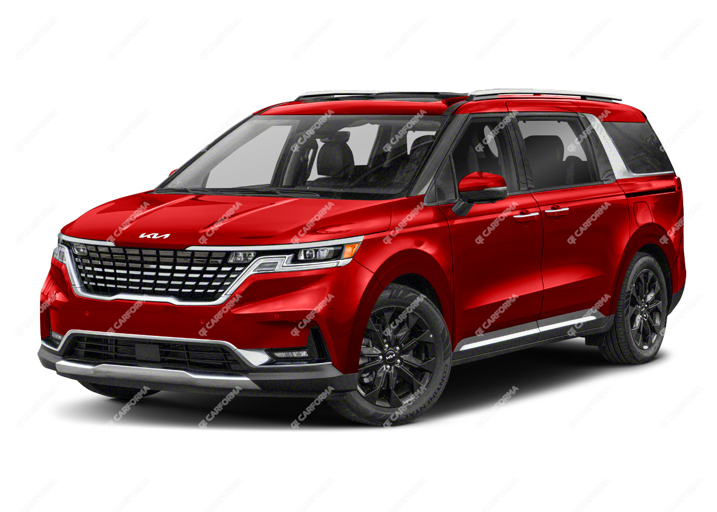 Ворсовые коврики на KIA Carnival IV 8 мест 2020 - 2025