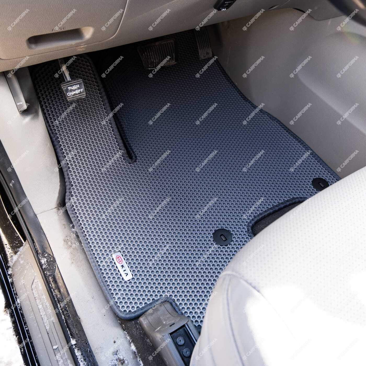 Ворсовые коврики на KIA Carnival III 7 мест 2014&nbsp;-&nbsp;2021 в Челябинске