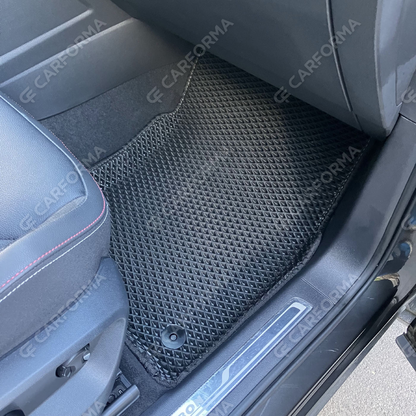 Водительские ворсовые коврики Volkswagen Tayron 2018&nbsp;-&nbsp;2026 в Челябинске