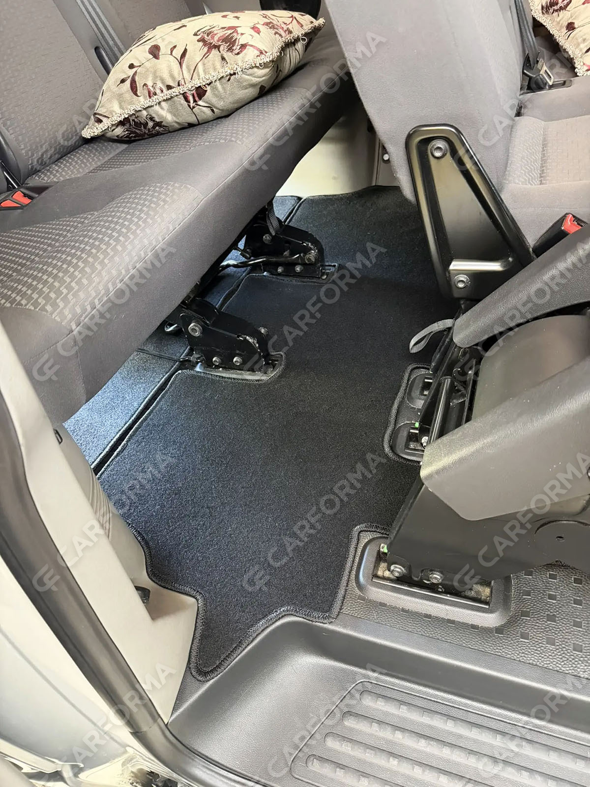 Ворсовые коврики на Volkswagen Caravelle (T6.1) 2019&nbsp;-&nbsp;2024 в Челябинске