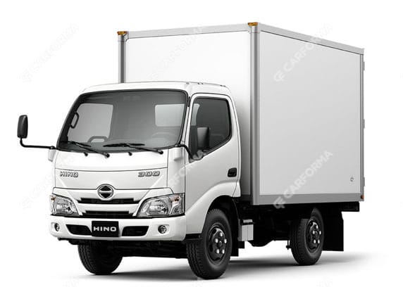 Ворсовые коврики на Hino 300 II узкая кабина 2011 - 2025