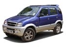 Ворсовые коврики на Daihatsu Terios I 1997 - 2006 в Челябинске
