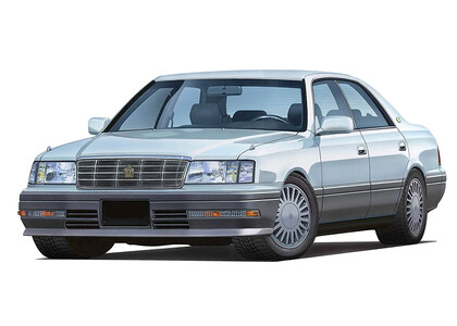 Ворсовые коврики на Toyota Crown (S150) 1995 - 2001 в Челябинске