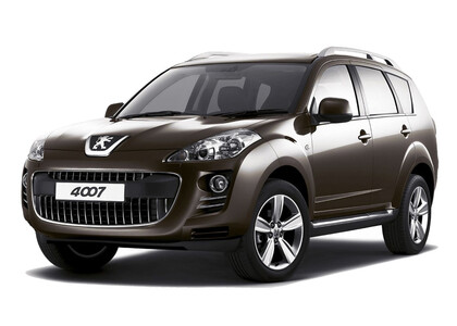 Ворсовые коврики на Peugeot 4007 2007 - 2012 в Челябинске