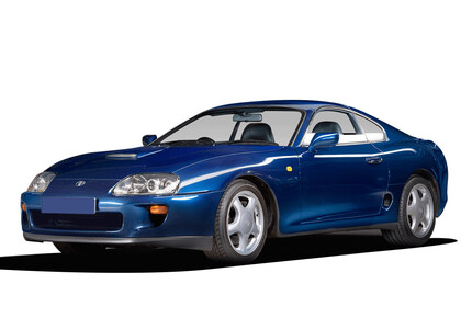 Ворсовые коврики на Toyota Supra (A80) 1993 - 2002 в Челябинске