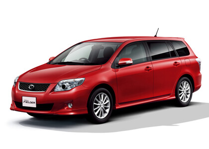Ворсовые коврики на Toyota Corolla Fielder (E14) 2006 - 2012 в Челябинске