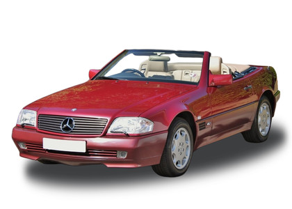 Ворсовые коврики на Mercedes SL (R129) 1989 - 2002 в Челябинске