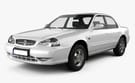 Ворсовые коврики на KIA Clarus 1996 - 2003 в Челябинске