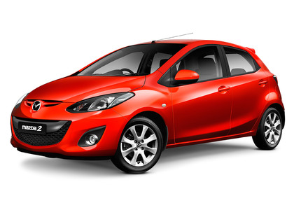 Ворсовые коврики на Mazda 2 2007 - 2015 в Челябинске