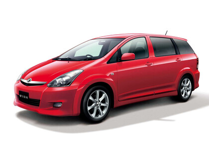 Ворсовые коврики на Toyota Wish I 2003 - 2009 в Челябинске