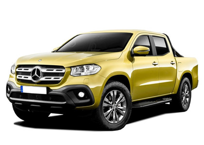 Ворсовые коврики на Mercedes X-Class 2017 - 2020 в Челябинске