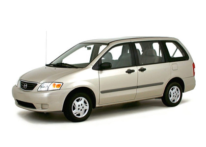 Ворсовые коврики на Mazda MPV II 1999 - 2006 в Челябинске
