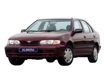 Ворсовые коврики на Nissan Almera I (N15) 1995 - 2000 в Челябинске