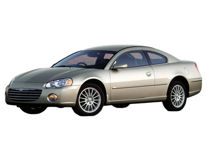 Ворсовые коврики на Chrysler Sebring II Coupe 2000 - 2006 в Челябинске