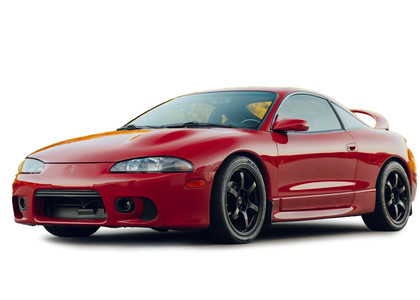 Ворсовые коврики на Mitsubishi Eclipse II 1994 - 1999 в Челябинске
