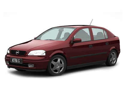 Ворсовые коврики на Opel Astra G 1998 - 2004 в Челябинске